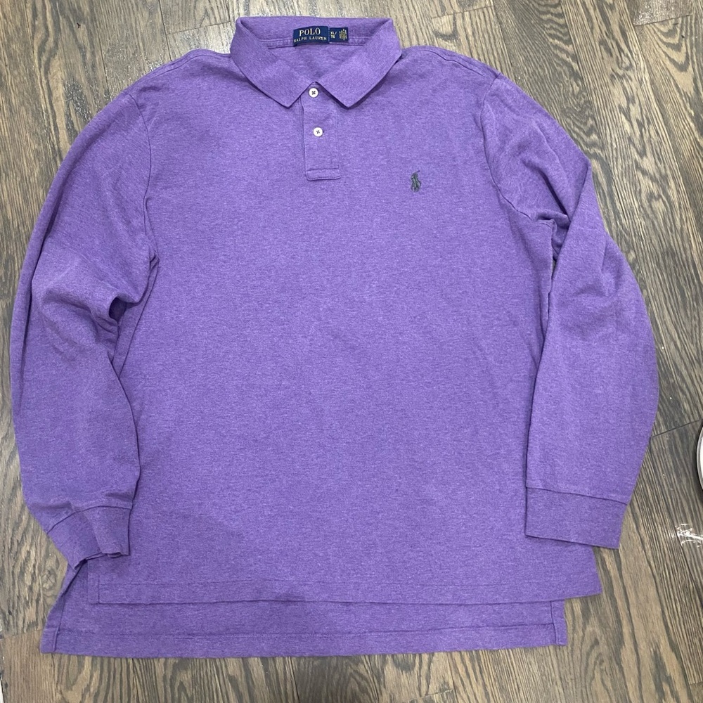 Polo by Ralph Lauren Purple Men's Longsleeve